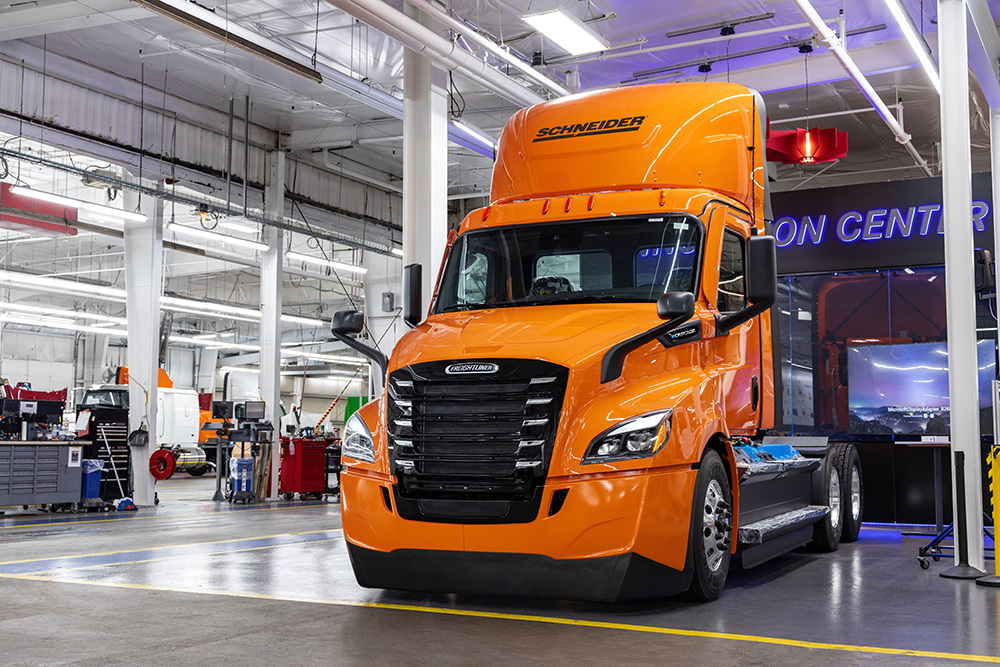 Charged EVs California logistics firm to add nearly 100 Freightliner